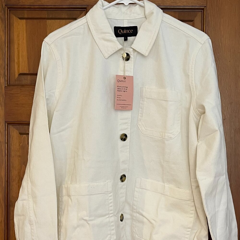 NWT Quince Ivory Jacket